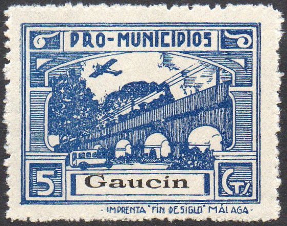 Gaucin Spain Civil War stamps