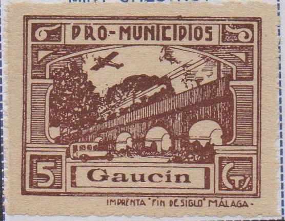 Gaucin Spain Civil War stamps
