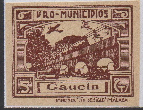 Gaucin Spain Civil War stamps