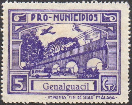 Genalguacil Spain Civil War stamps