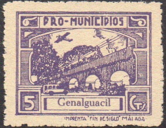 Genalguacil Spain Civil War stamps