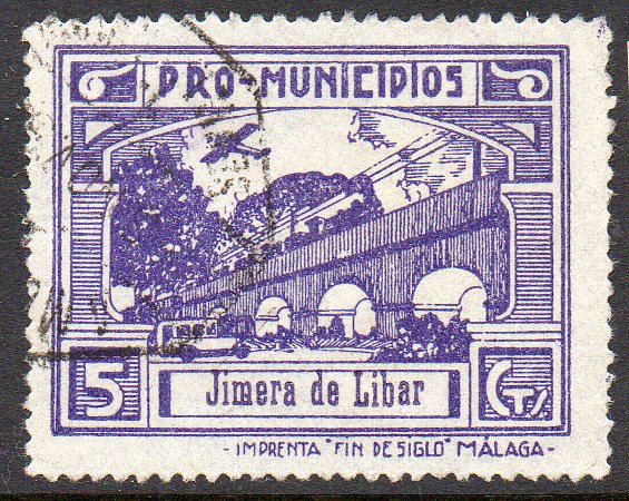 Jimera de Libar sellos postales stamps Spain Guerra Civil War