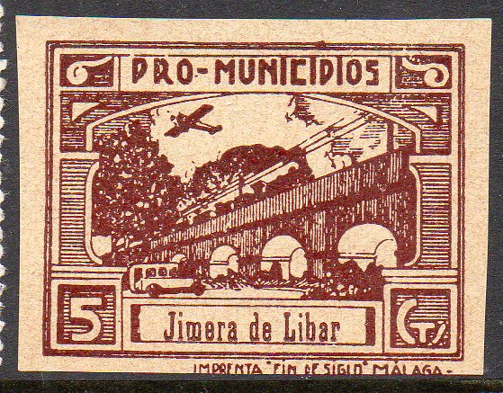 Jimera de Libar sellos postales stamps Spain Guerra Civil War