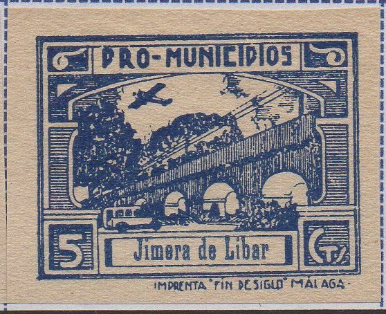Jimera de Libar sellos postales stamps Spain Guerra Civil War