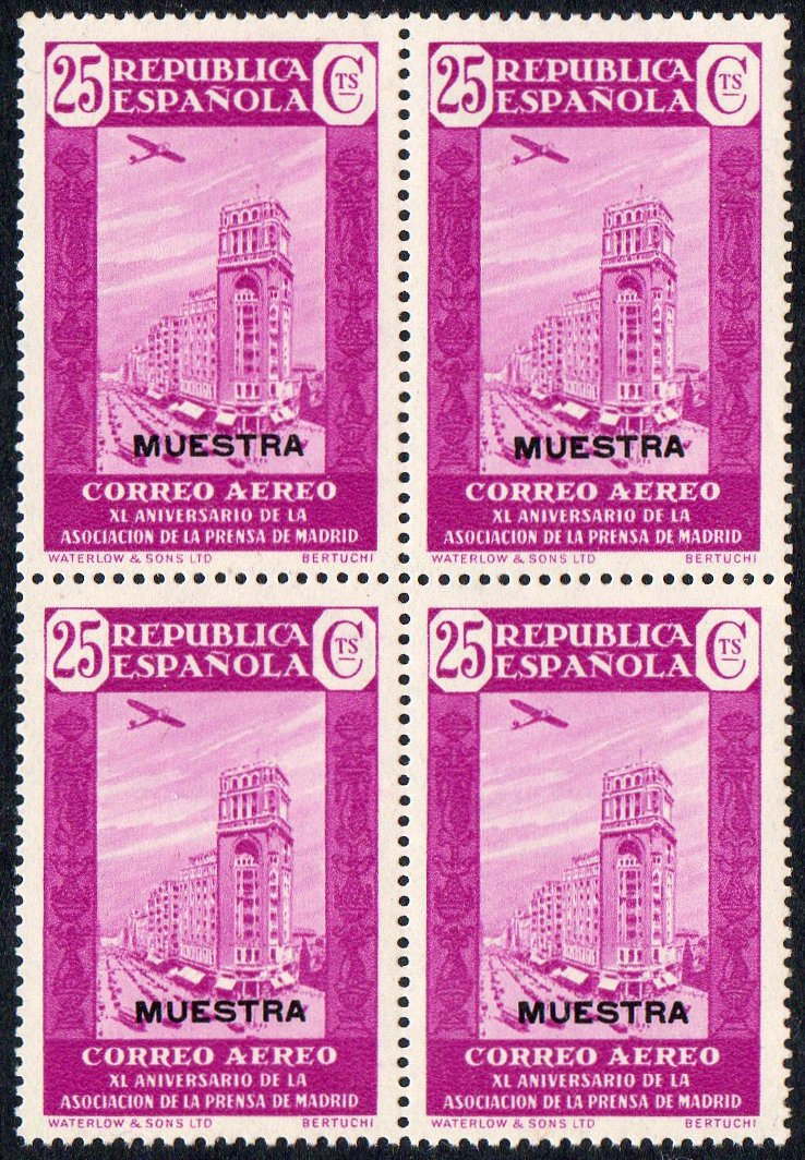 1936 Aniversario Asociacion Prensa Muestra 