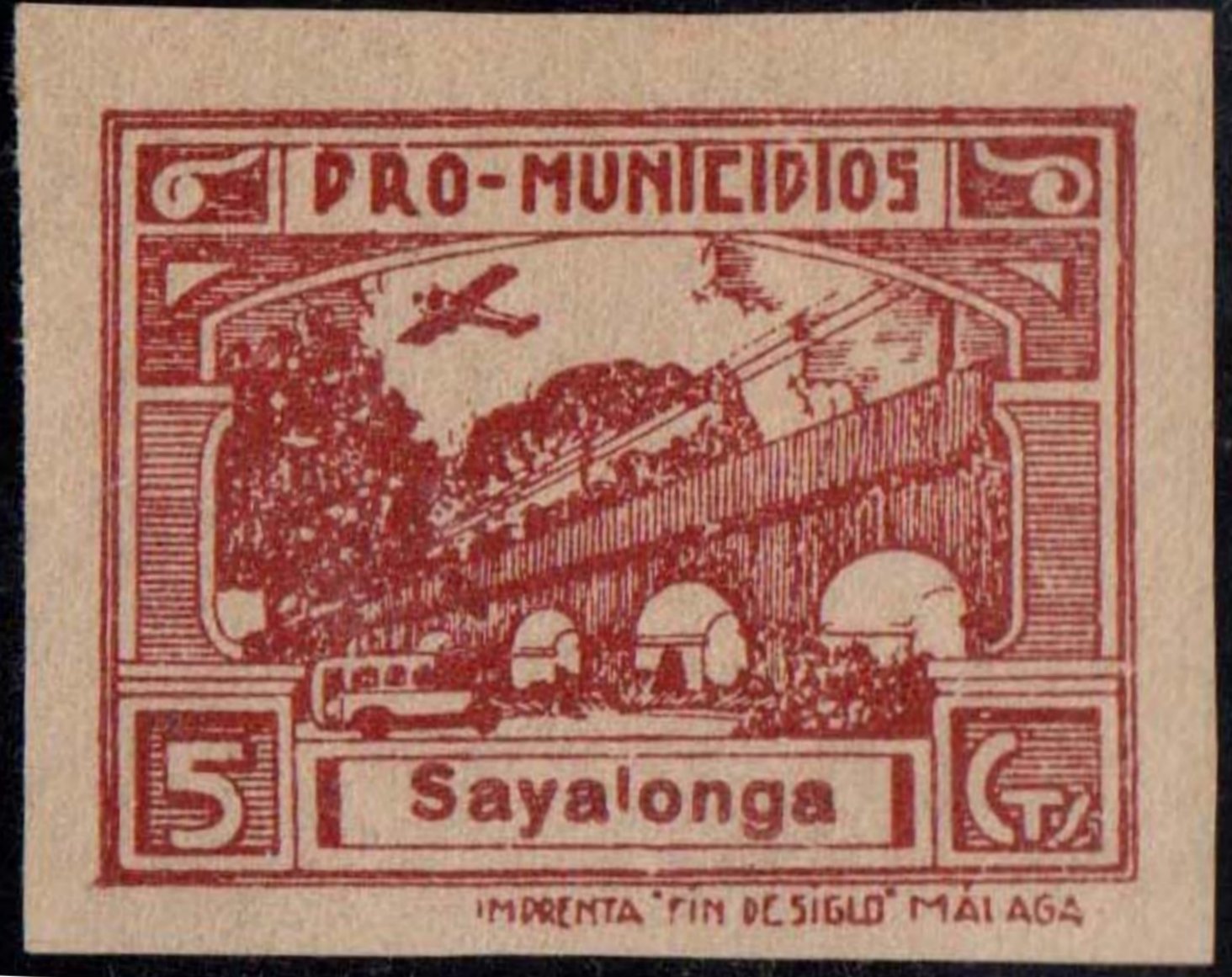 Sayalonga sellos postales stamps Spain Guerra Civil War