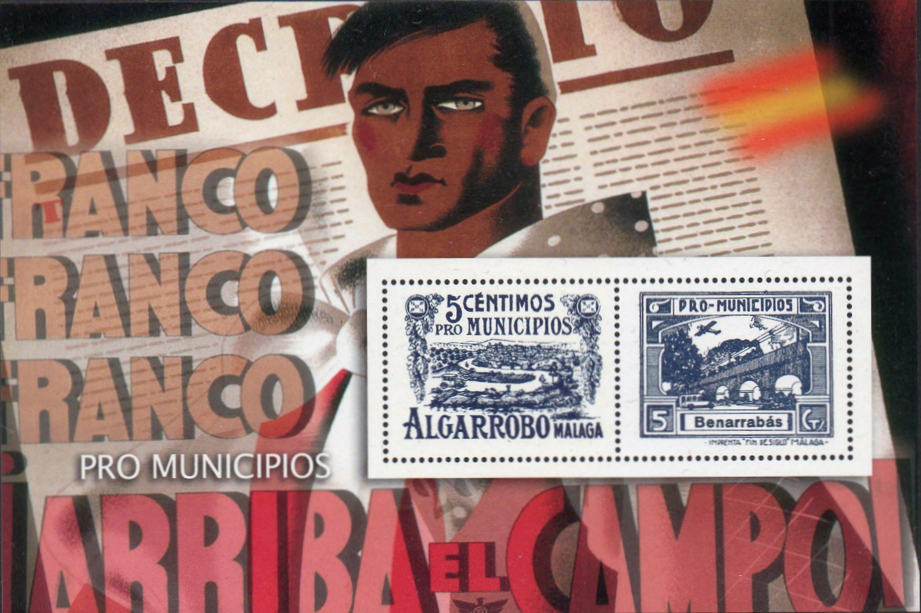 Benarrabas Modern Reproduction stamps sheetlet
