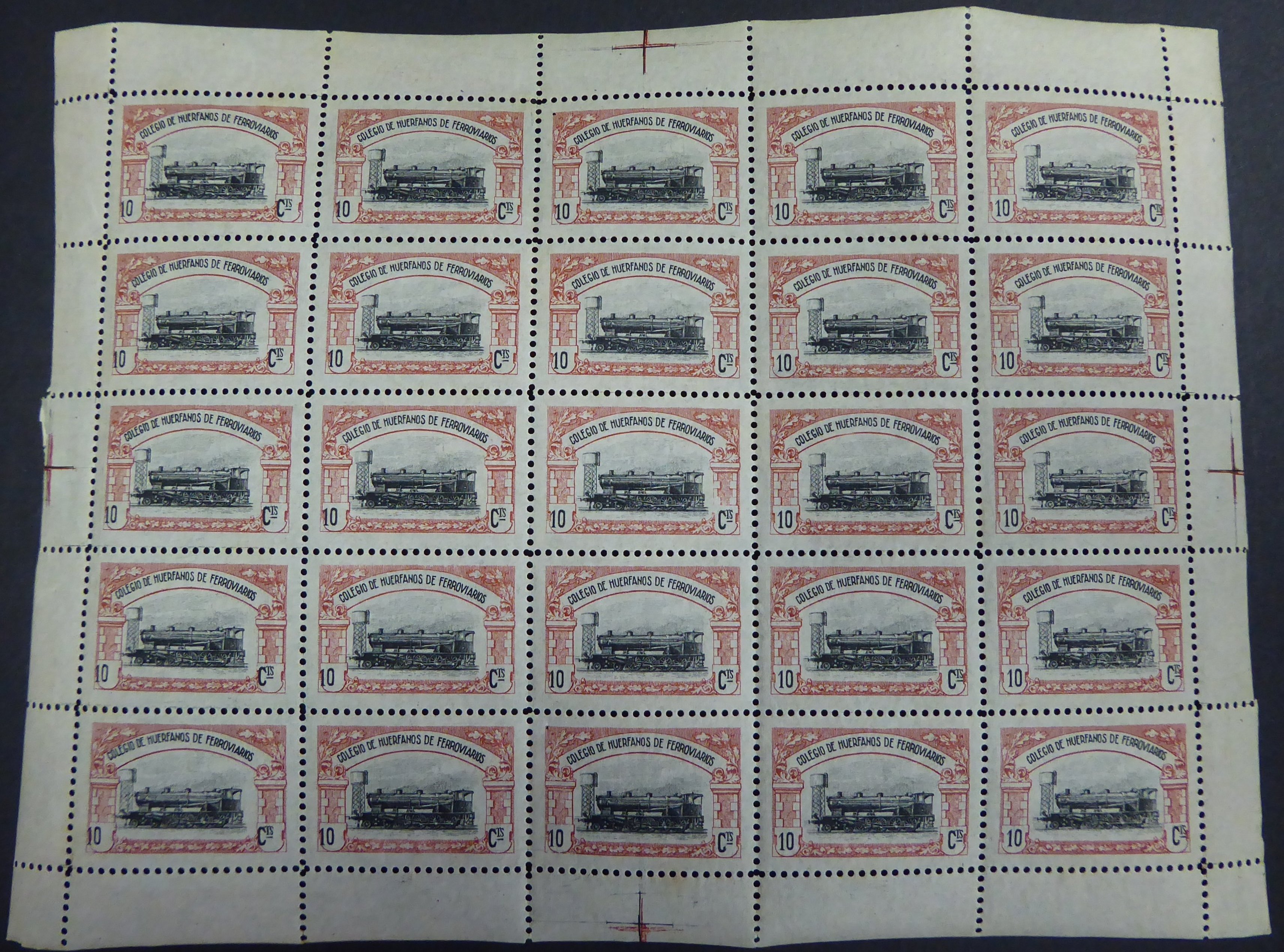 Huerfanos de Ferrocarriles sellos postales stamps Spain Railway Orphans Charity Civil War