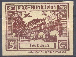 Istan Spain Guerra Civil War stamps