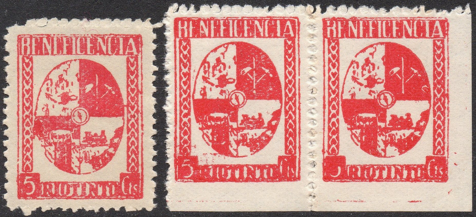 Riogordo sellos postales stamps Spain Guerra Civil War