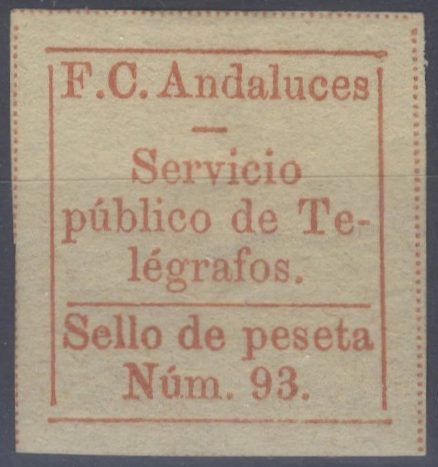 Ferrocarriles Andaluces 1P Imperf