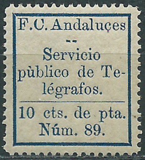 Ferrocarriles Andaluces Telegrafos