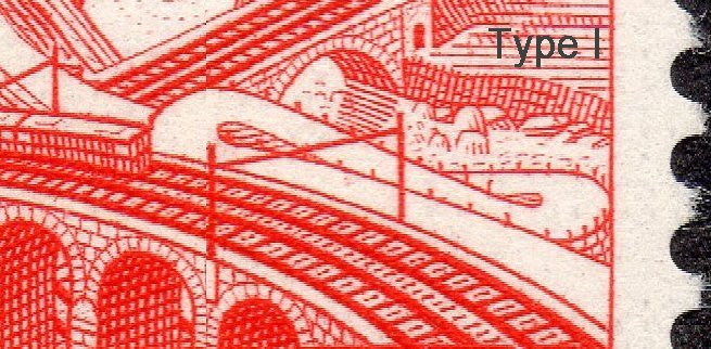 Briefmarken Schweiz Switzerland 1936 20c Urmarke Types Typen Gotthard Railway