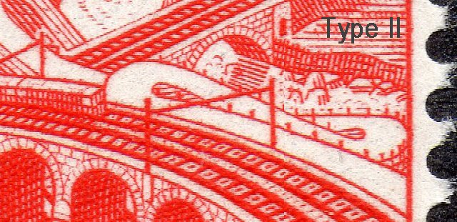 Briefmarken Schweiz Switzerland 1936 20c Urmarke Types Typen Gotthard Railway