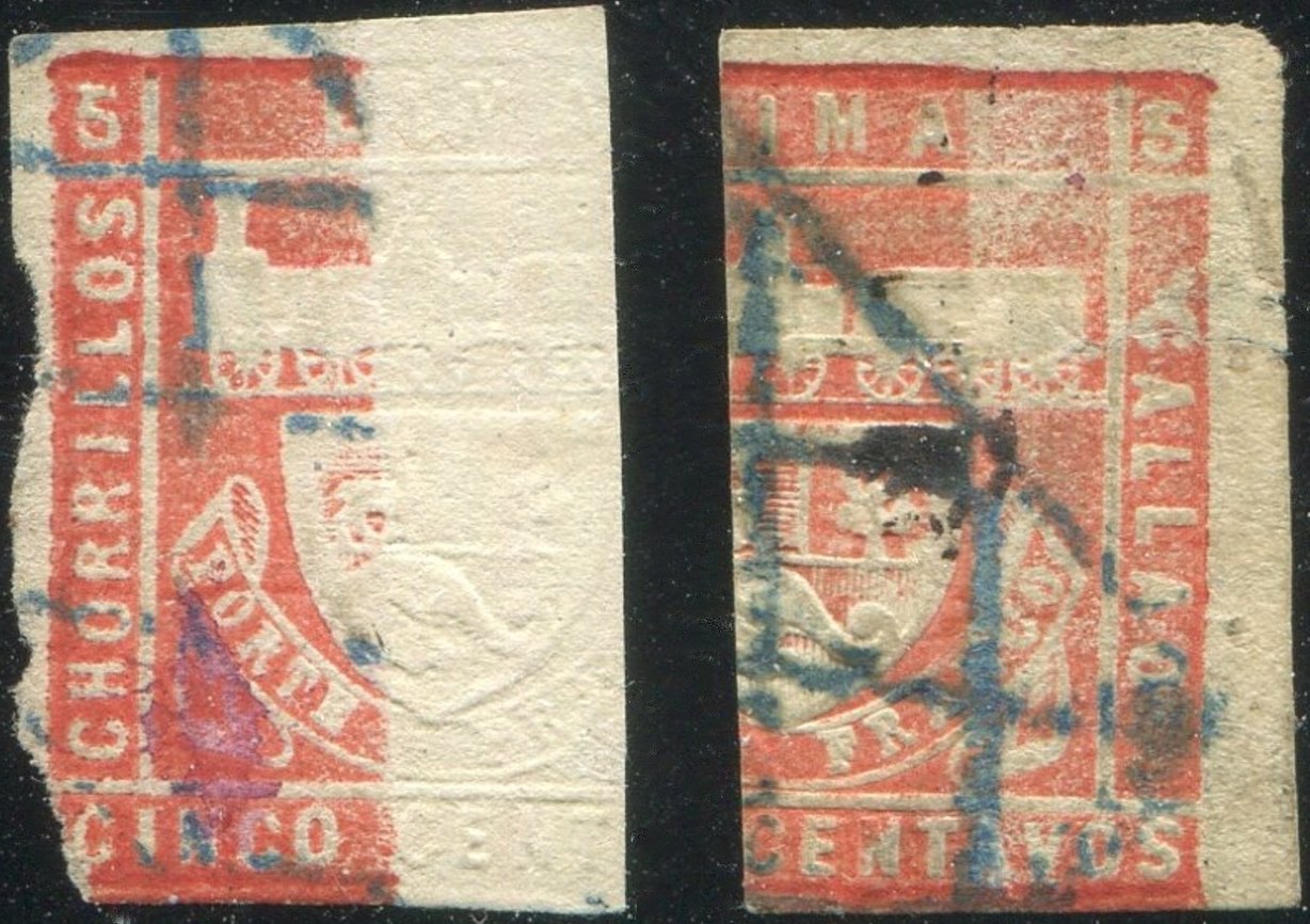 Sellos Postales Peru Trencito