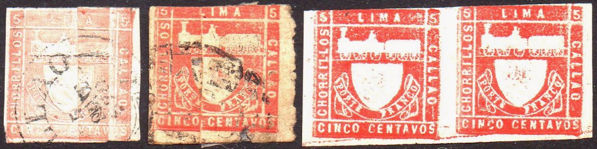 Sellos Postales Peru Trencito
