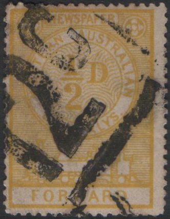 Western Australia Railway Parcels Stamps First & Second Series ½d used