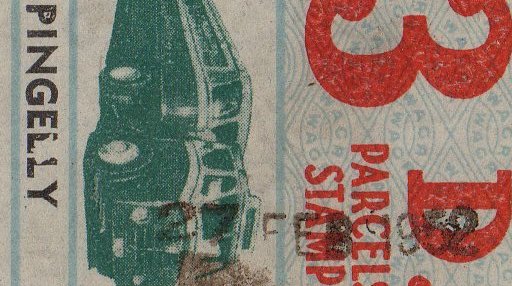Western Australia Railway Parcels Stamps First of the Third Series used and dated
