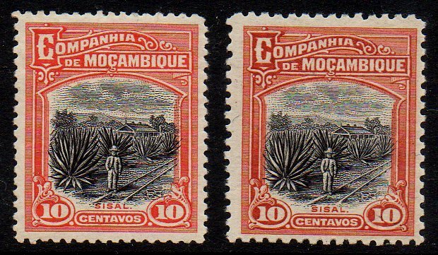 Mozambique Company Waterlow Salesman's Sample Stamps