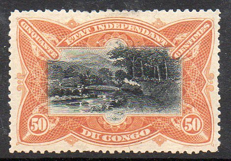 Belgian Congo 50c Mols Colour Trial