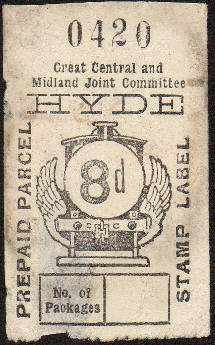 Great Central and Midland Joint Committee Railway Parcel Post Locomotive stamps
