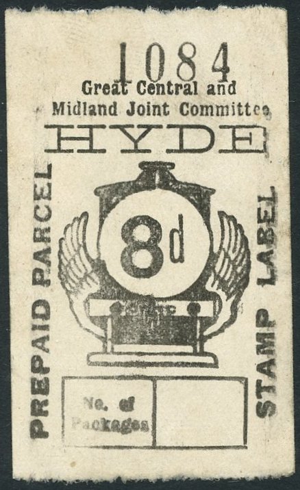 Great Central and Midland Joint Committee Railway Parcel Post Locomotive stamps