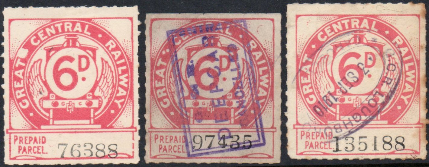 Great Central Railway Parcel Post Locomotive 1st Issue 6d