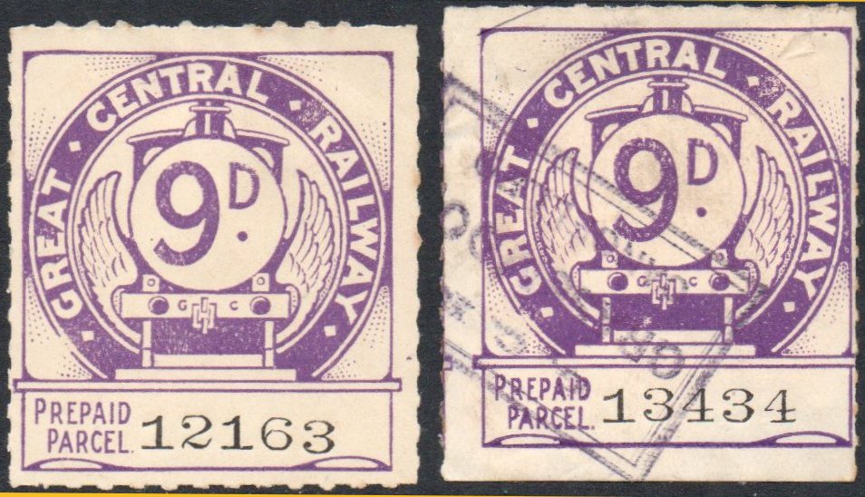 Great Central Railway Parcel Post Locomotive 1st Issue 9d