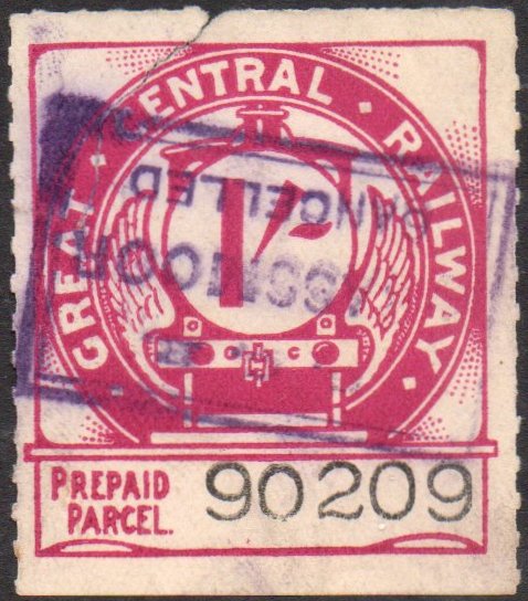 Great Central Railway Parcel Post Locomotive 1st Issue 1/-
