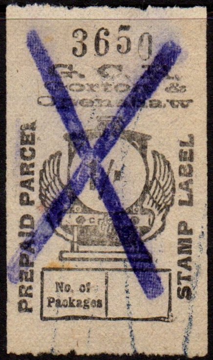 Great Central Railway Parcel Post Locomotive 1/-
