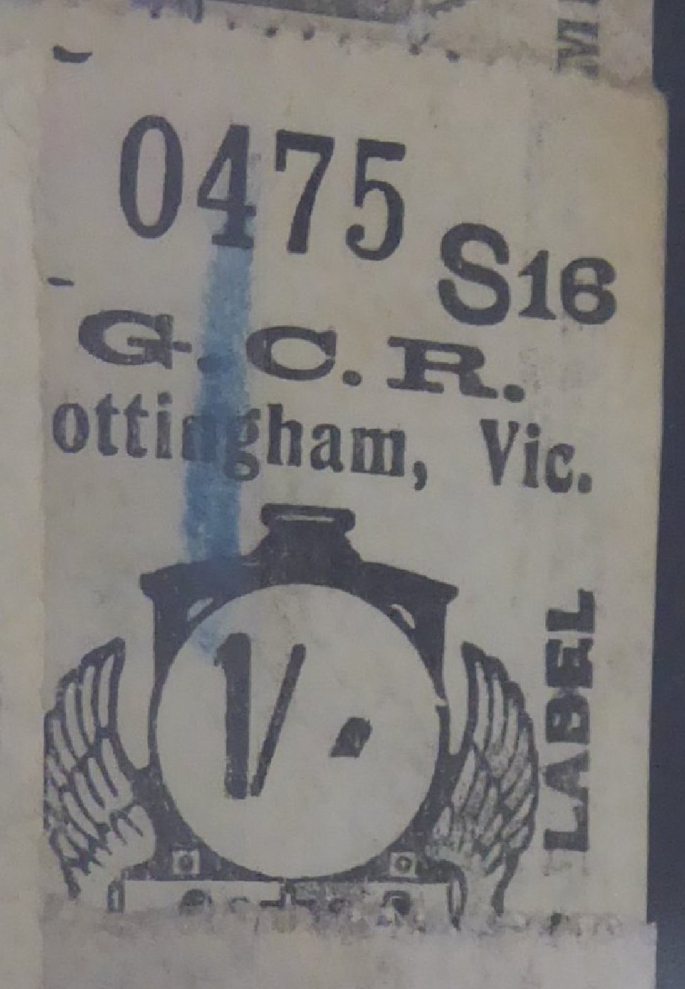 Great Central Railway Parcel Post Locomotive 1/-