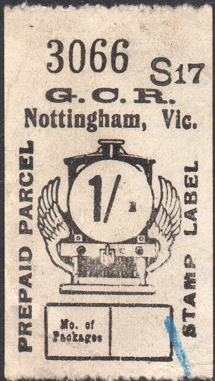 Great Central Railway Parcel Post Locomotive 1/-