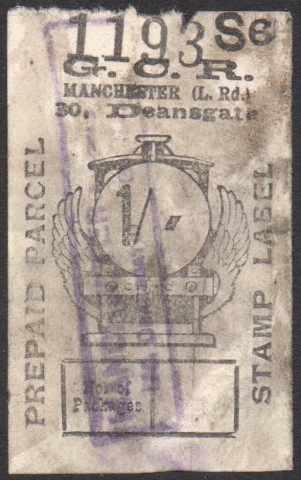 Great Central Railway Parcel Post Locomotive 1/-