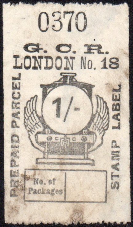 Great Central Railway Parcel Post Locomotive 1/-