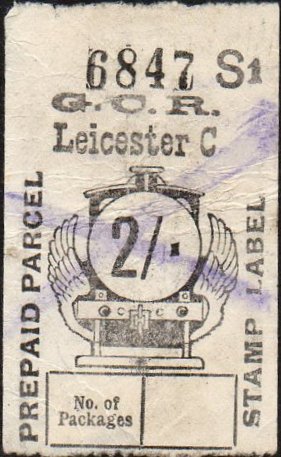 Great Central Railway Parcel Post Locomotive 2/-