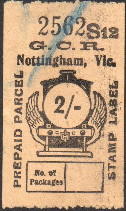 Great Central Railway Parcel Post Locomotive 2/-