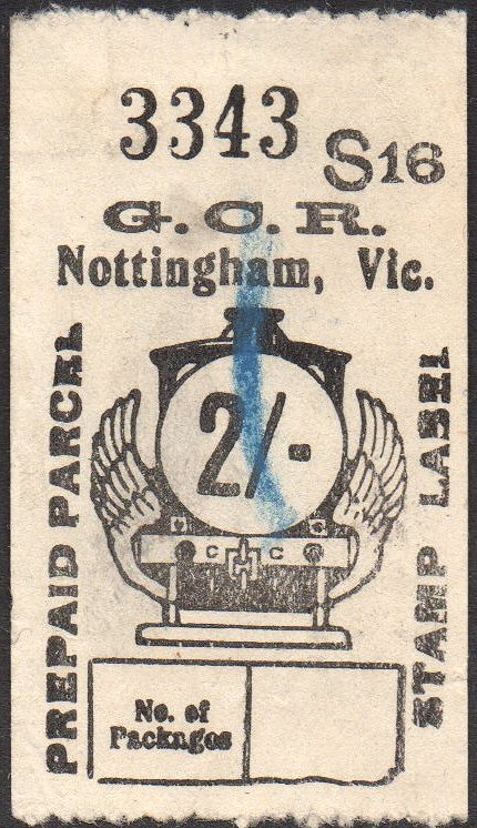 Great Central Railway Parcel Post Locomotive 2/-