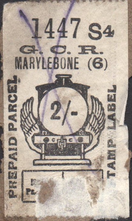 Great Central Railway Parcel Post Locomotive 2/-