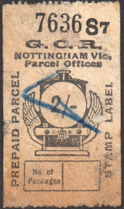 Great Central Railway Parcel Post Locomotive 2/-