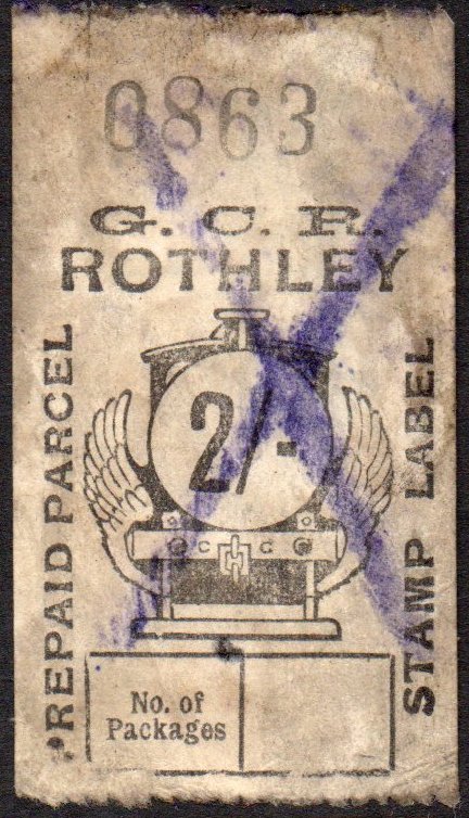 Great Central Railway Parcel Post Locomotive 2/-