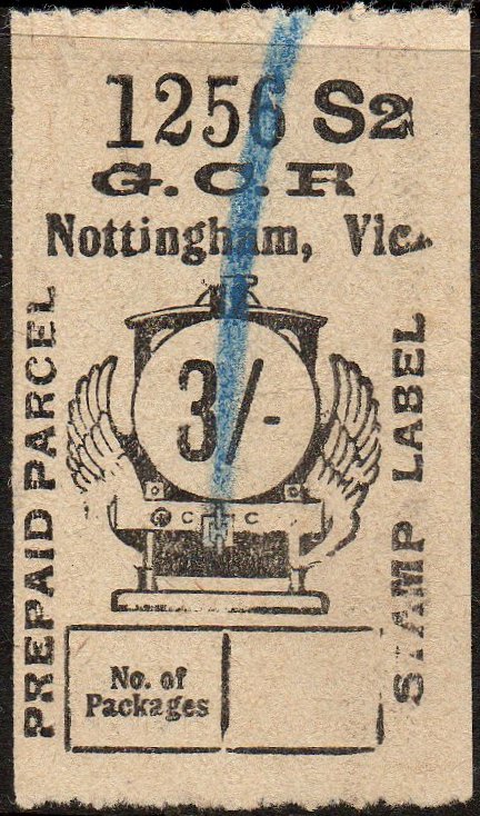 Great Central Railway Parcel Post Locomotive 3/-
