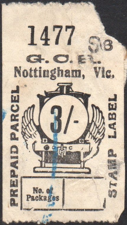 Great Central Railway Parcel Post Locomotive 3/-