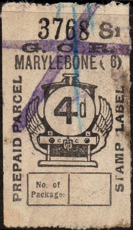 Great Central Railway Parcel Post Locomotive 4d