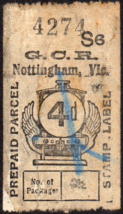 Great Central Railway Parcel Post Locomotive 4d