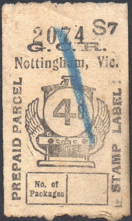 Great Central Railway Parcel Post Locomotive 4d