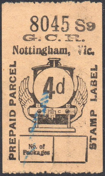 Great Central Railway Parcel Post Locomotive 4d
