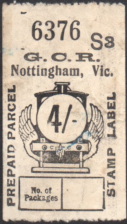 Great Central Railway Parcel Post Locomotive 4/-