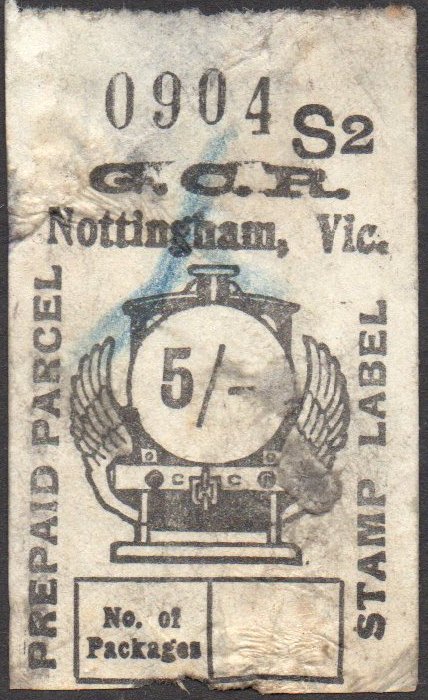 Great Central Railway Parcel Post Locomotive 5/-