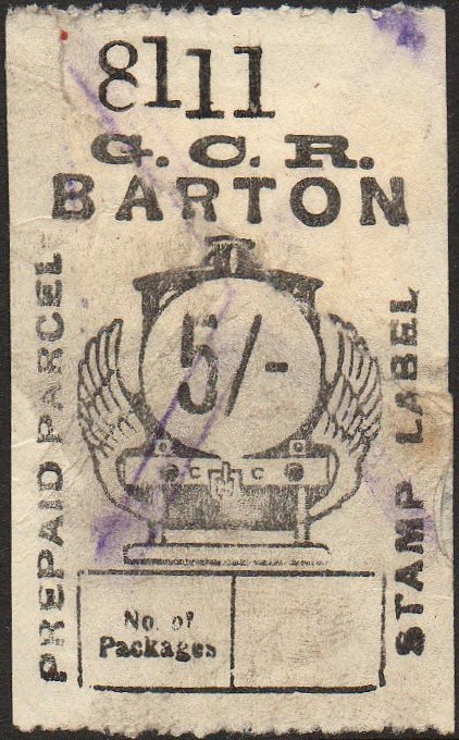 Great Central Railway Parcel Post Locomotive 5/-