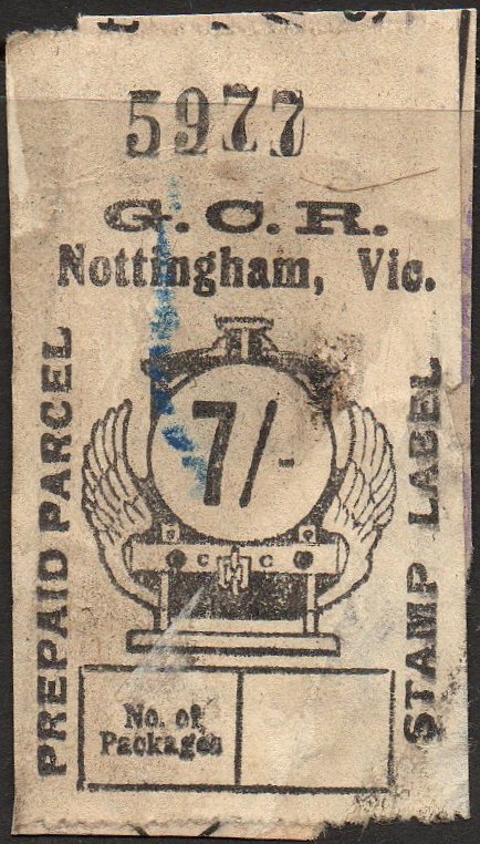 Great Central Railway Parcel Post Locomotive 7/-
